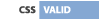 Valid CSS